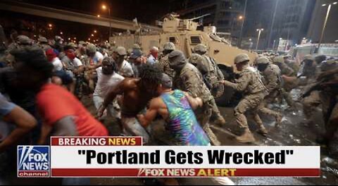 Illegals UNLEASH HELL on Portland... "ICE Marines" Answer With 100% BRUTALITY
			