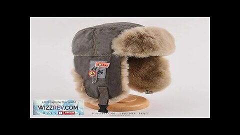 Winter Earflap Bomber Hats Cotton Lamb Hair Ear Protectors Russian Cap Plush Review