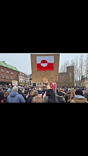 "Hands off": a mass rally in Copenhagen vs the US intentions to seize Greenland