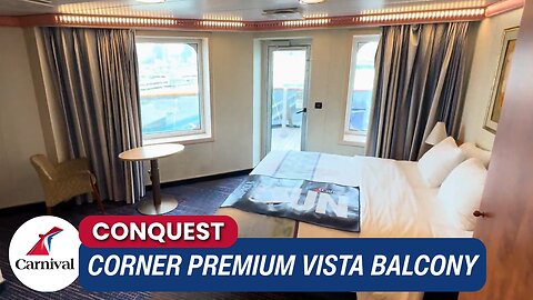 Carnival Conquest Corner Premium Vista Balcony 6483