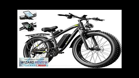 Electric Bike for Adults Peak 1000W/1500W 34MPH Fat Tire E Bikes Review