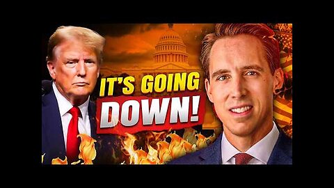 BREAKING: JOSH HAWLEY JUST DROPPED A MAJOR BOMBSHELL!!!