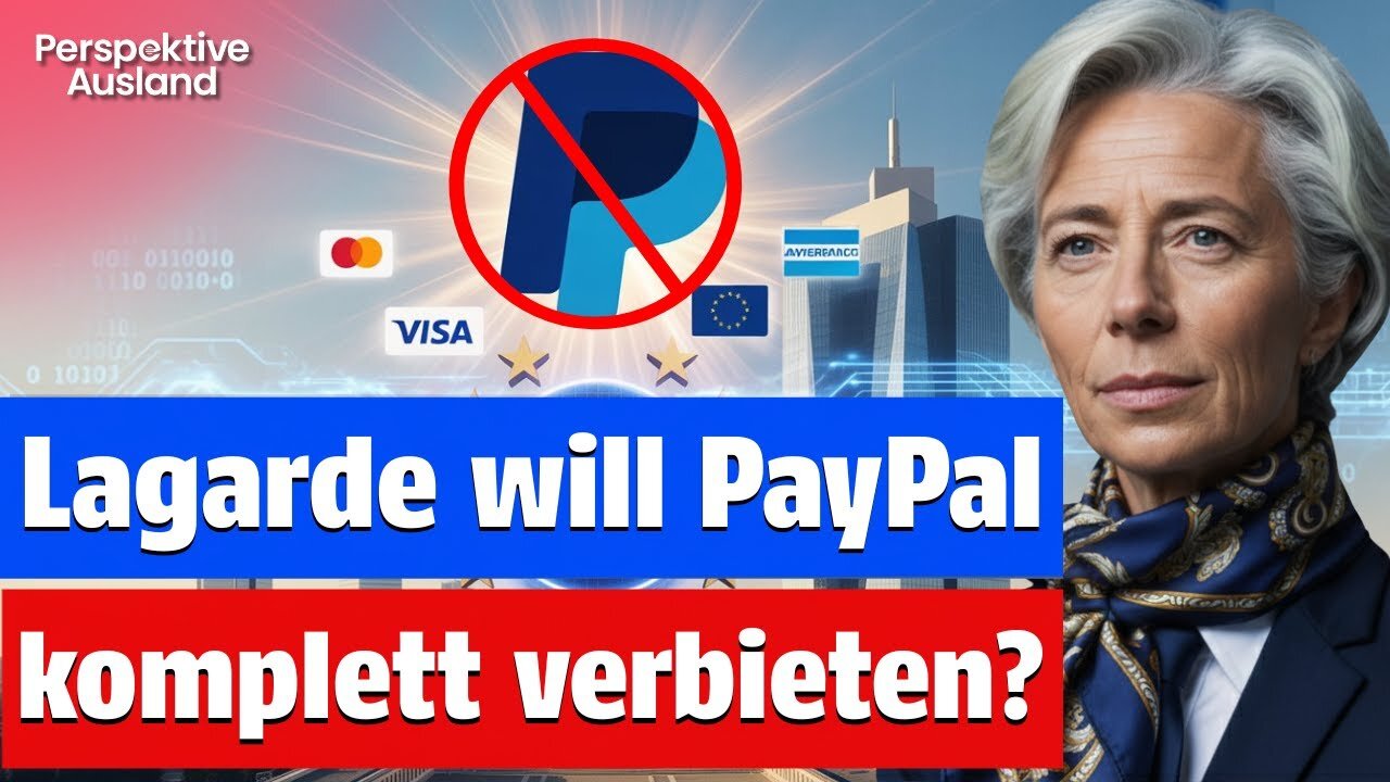 EU-ALARM: Will Lagarde PayPal, Visa & Mastercard verbieten & mit digitalem Euro ersetzen??