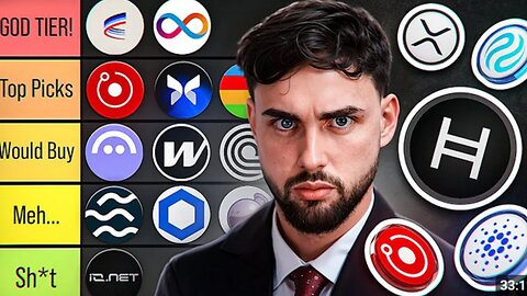BRUTALLY Ranking Crypto Altcoins For 2025! (Harshest Yet!) 