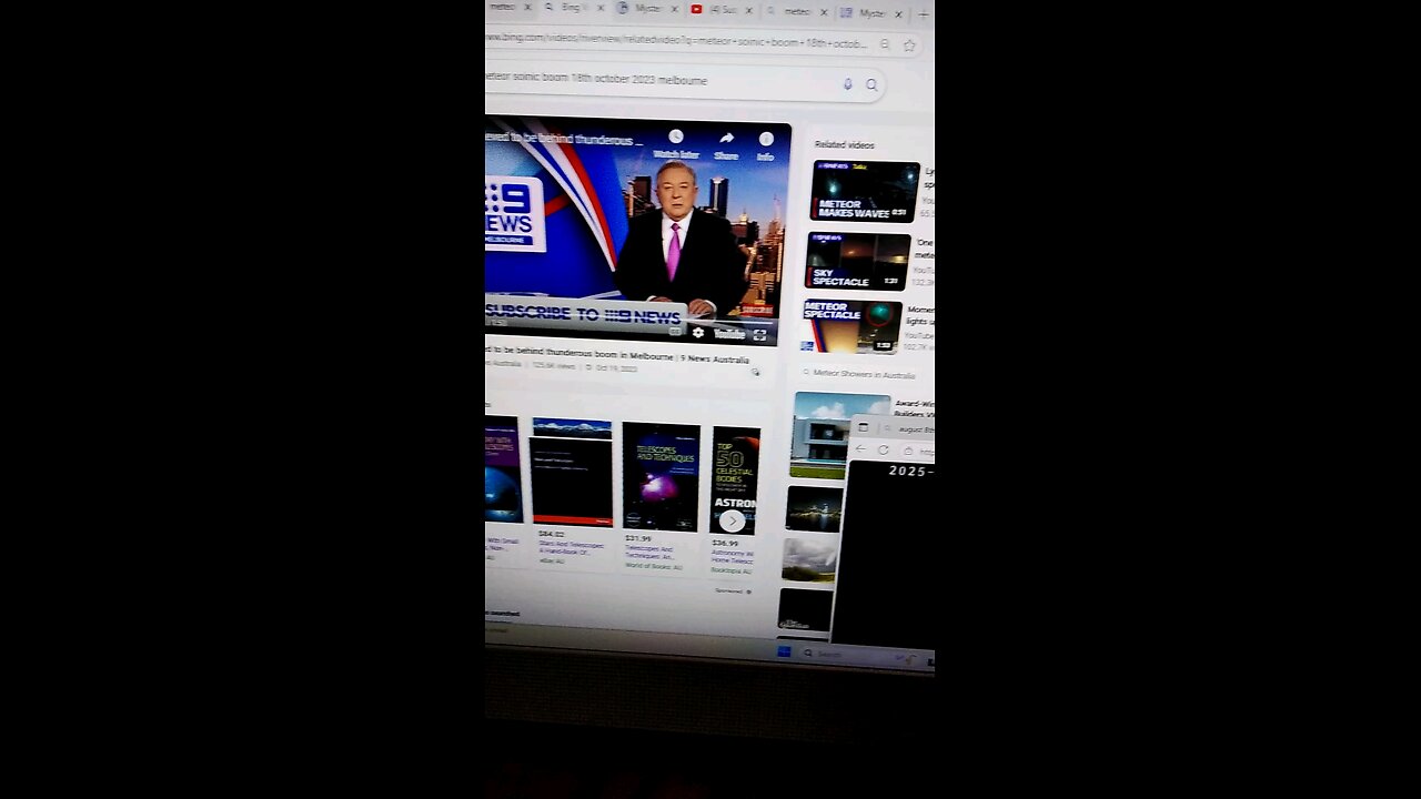 Three Australian Meteors. Knowing. "Live"