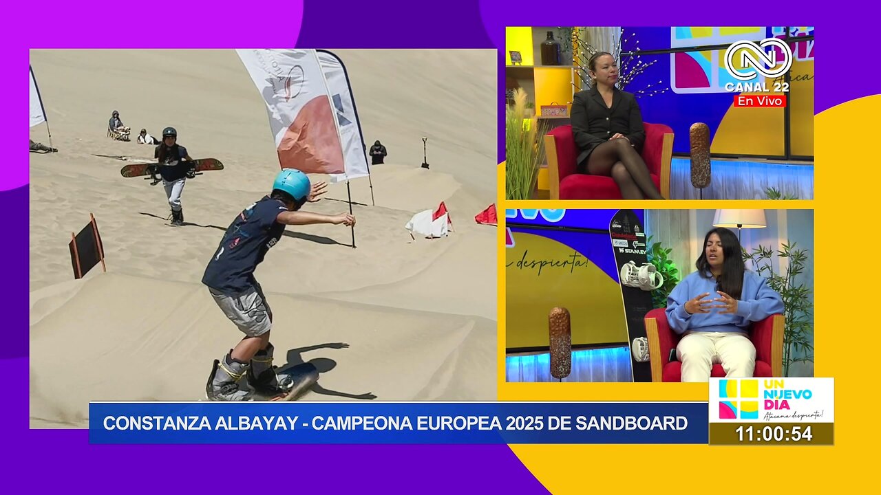 Constanza Albayay campeona europea Sandboard 2025