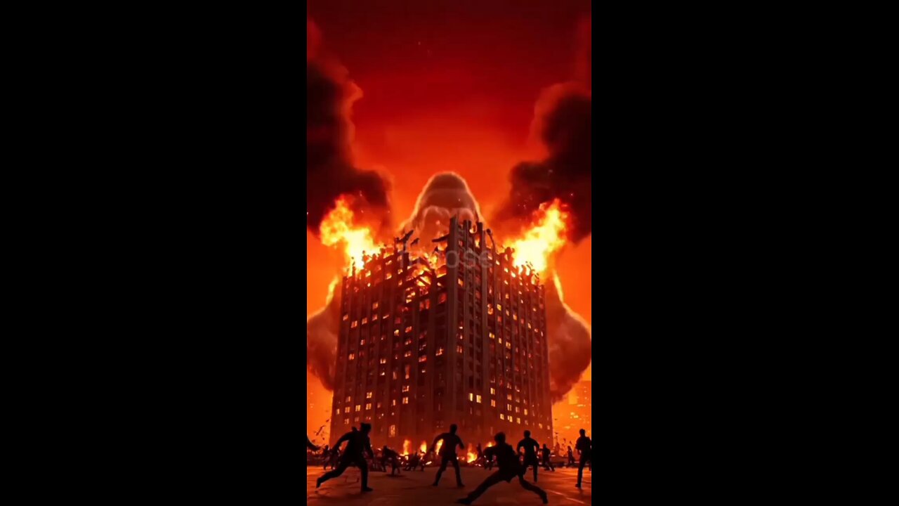 Gigantic FIRE Gorilla Burns Down Entire City in Epic Monster Story