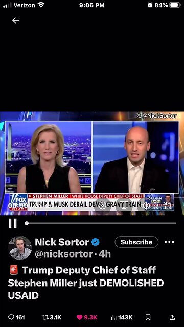 Trump Deputy Chief of Staff Stephen Miller just DEMOLISHED USAID “There is NO LAW passed by Cong