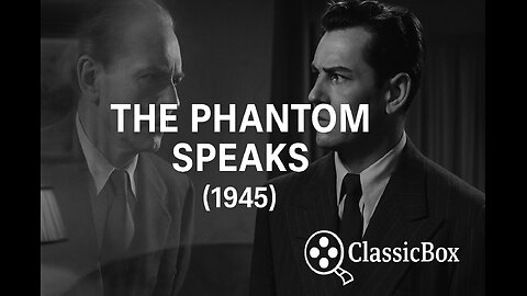 🎬 The Phantom Speaks (1945) 👻 Full Movie [VO – Classic Horror & Mystery]