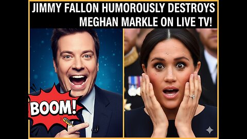 Jimmy Fallon Humorously Destroys Meghan Markle on Live TV!