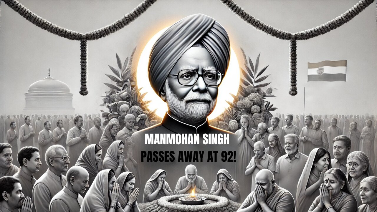 MANMOHAN SINGH PASSES AWAY AT 92!