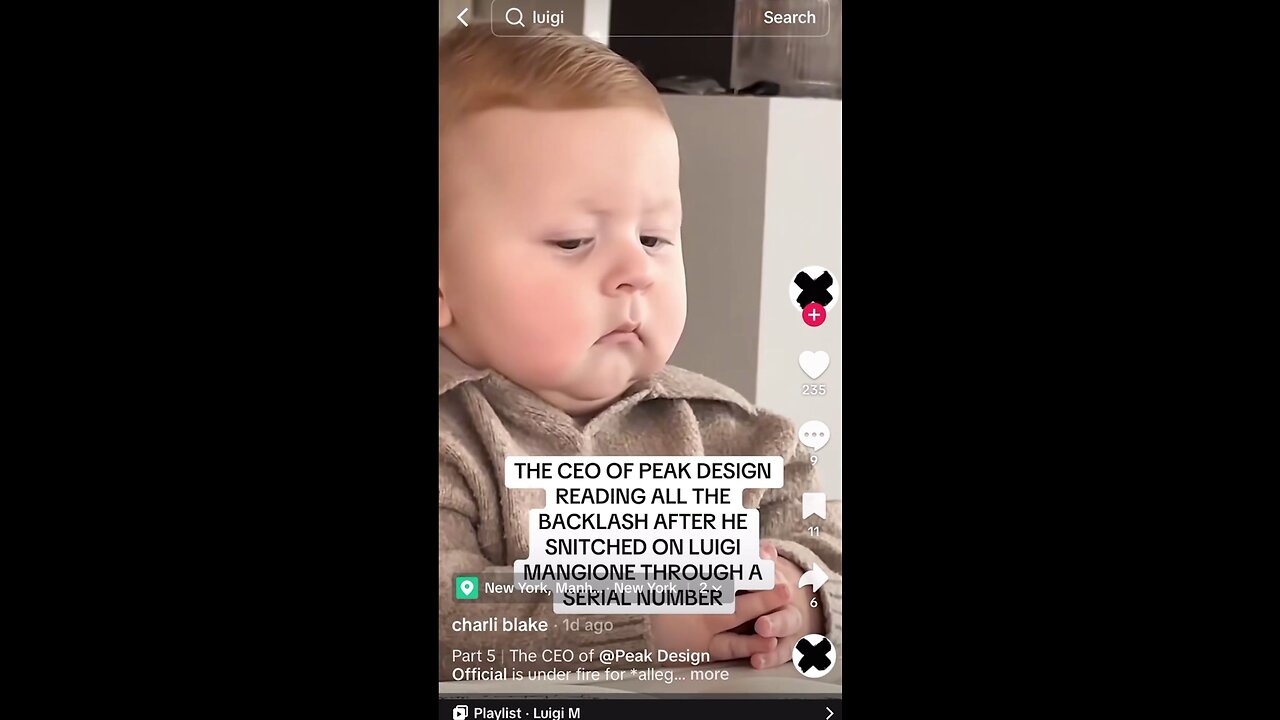 TikTok Reactions to The CEO of PEAK DESIGN SNITCHING on LUIGI MANGIONE & Gaslighting