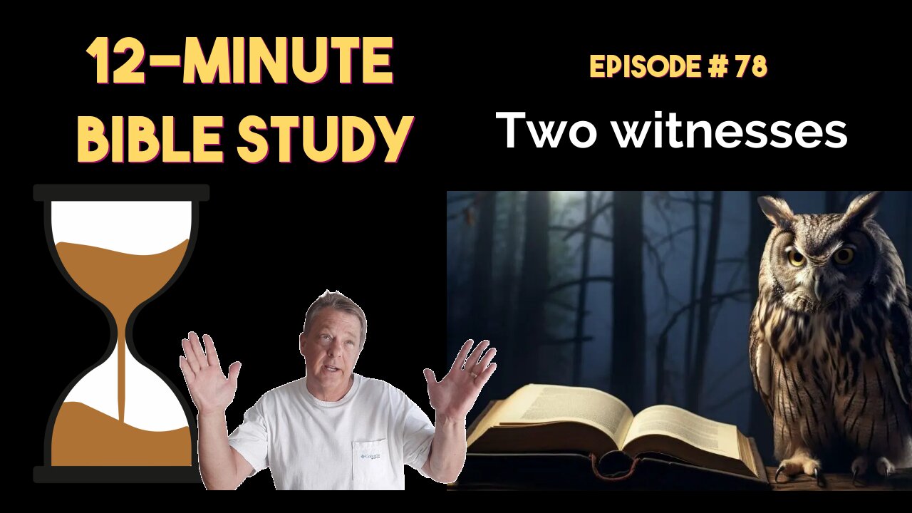 12-Minute Bible Study # 78: Two witnesses