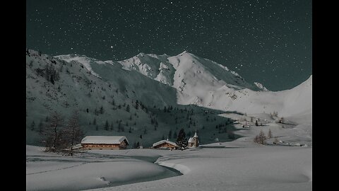 The Beauty Of Winter/ Snow Capped Mountains, Forests & Towns