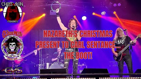 NAZARETH FIRES SINGER AT XMAS! 🎅🔥 CHRIS TRASHES "GHOST" SOLO TOUR! (VIP)