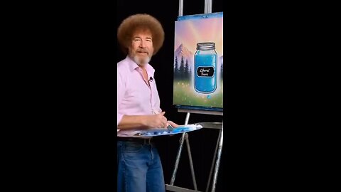 Just a quick video of bob ross painting lib tears