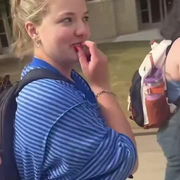 Student Destroys TPUSA Posters at the University of Oklahoma