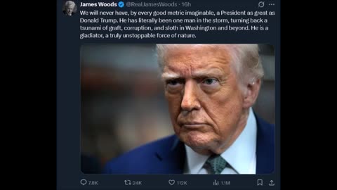 James Woods - Trump the Gladiator!