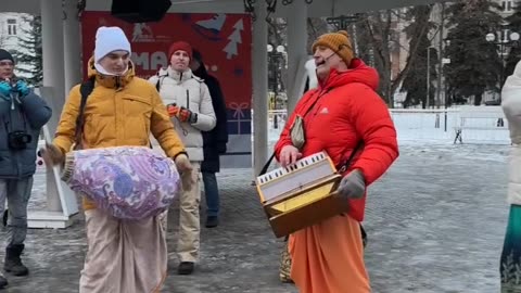 Christmas Harinam in Moscow, Russia December 2024