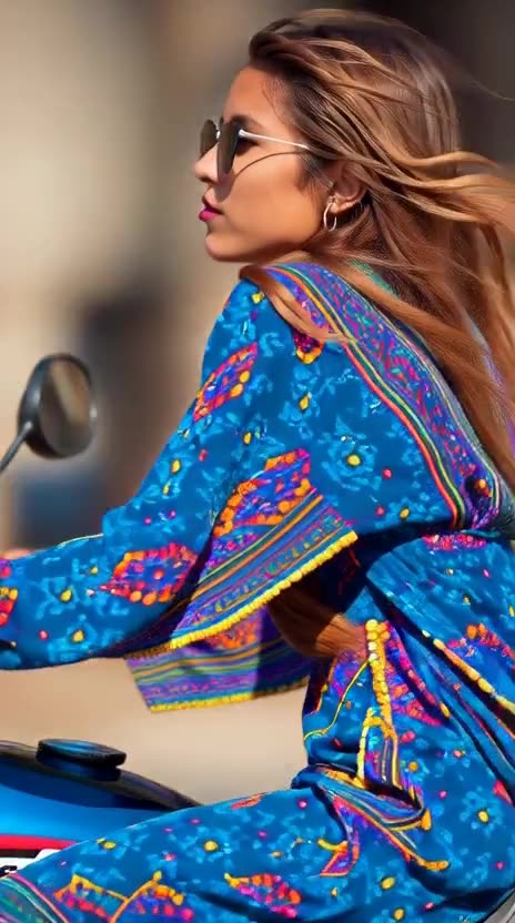 The video is made with AI, it may be artificial