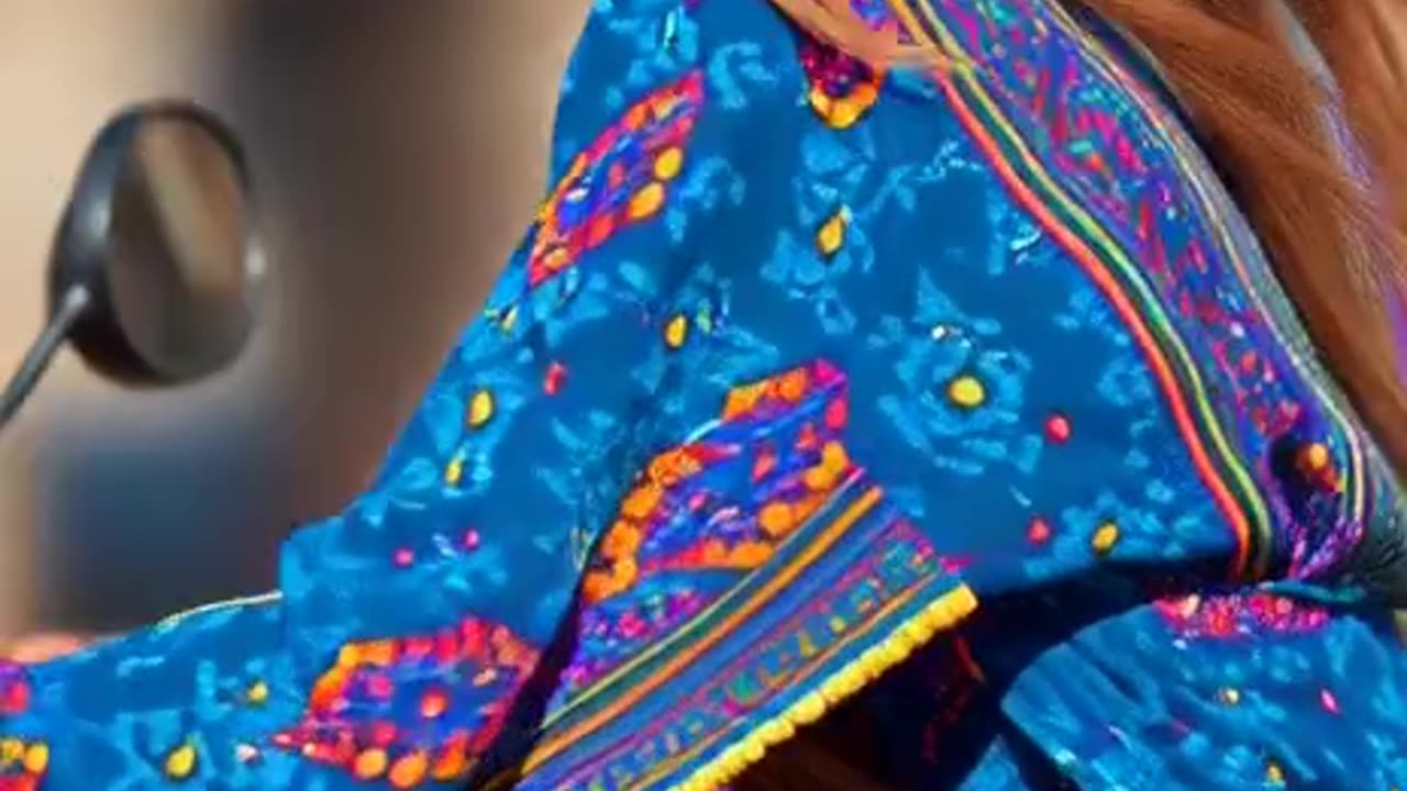 The video is made with AI, it may be artificial