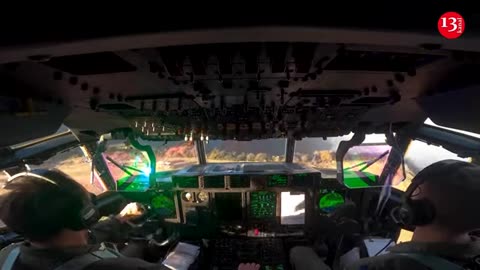 Cockpit video shows Air National Guard plane supporting firefighting efforts in Los Angeles