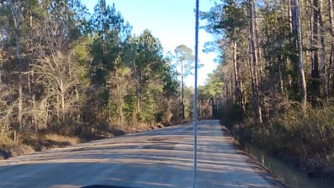 Take the country road to the boat ramp.