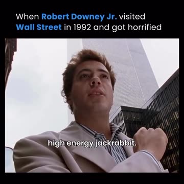 In the 1992 documentary The Last Party, Robert Downey Jr.