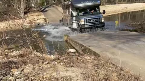 Low Water Bridge vs Motorhome