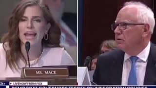 Nancy Mace hits Tim Walz with the classic “What is a woman?”