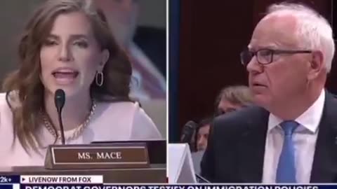 Nancy Mace hits Tim Walz with the classic “What is a woman?”