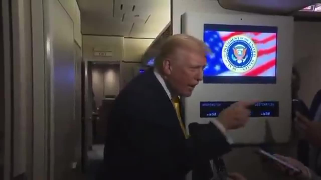 Quiet, Piggy: Trump Torches Reporter On Air Force One, Liberals Melt Down