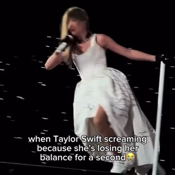Taylor swift eras tour Taylor scream during who’s afraid of little old me