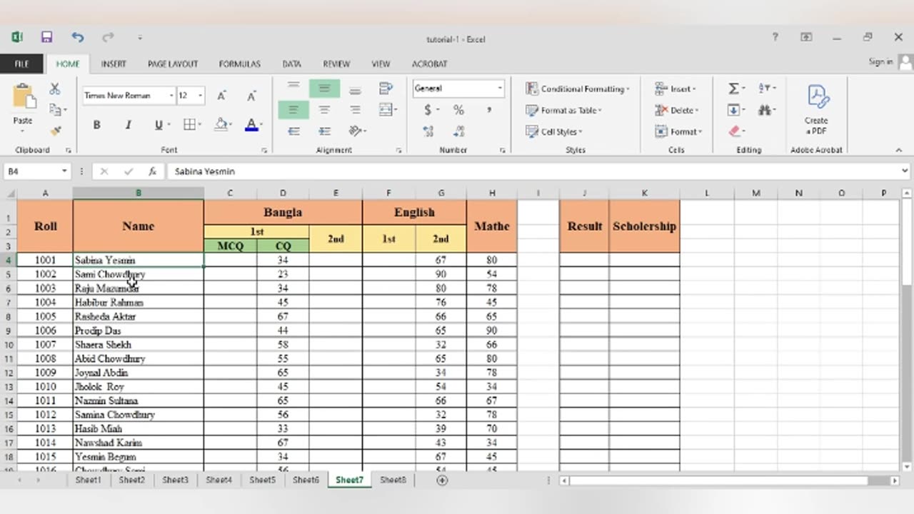 Freeze Multiple Rows or Columns