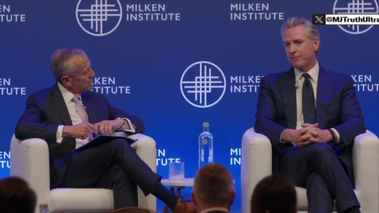 Gavin Newsome says he will soon need a new job soon, and makes his case for President