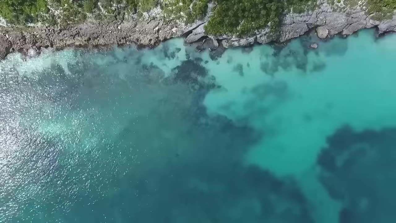 Sea waves & beach drone video| Beautiful Place