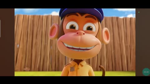 Monkey song ॥ monkey kids song ॥Bandar music॥ Kids learning