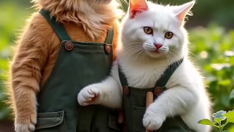 “Unexpected Heroes: When a Poor Cat Saves a Powerful Feline”