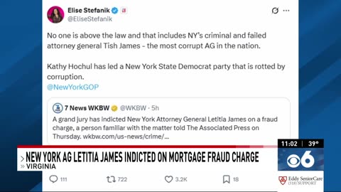 No one is above the law. Letitia James is going to find out how true her own words are.