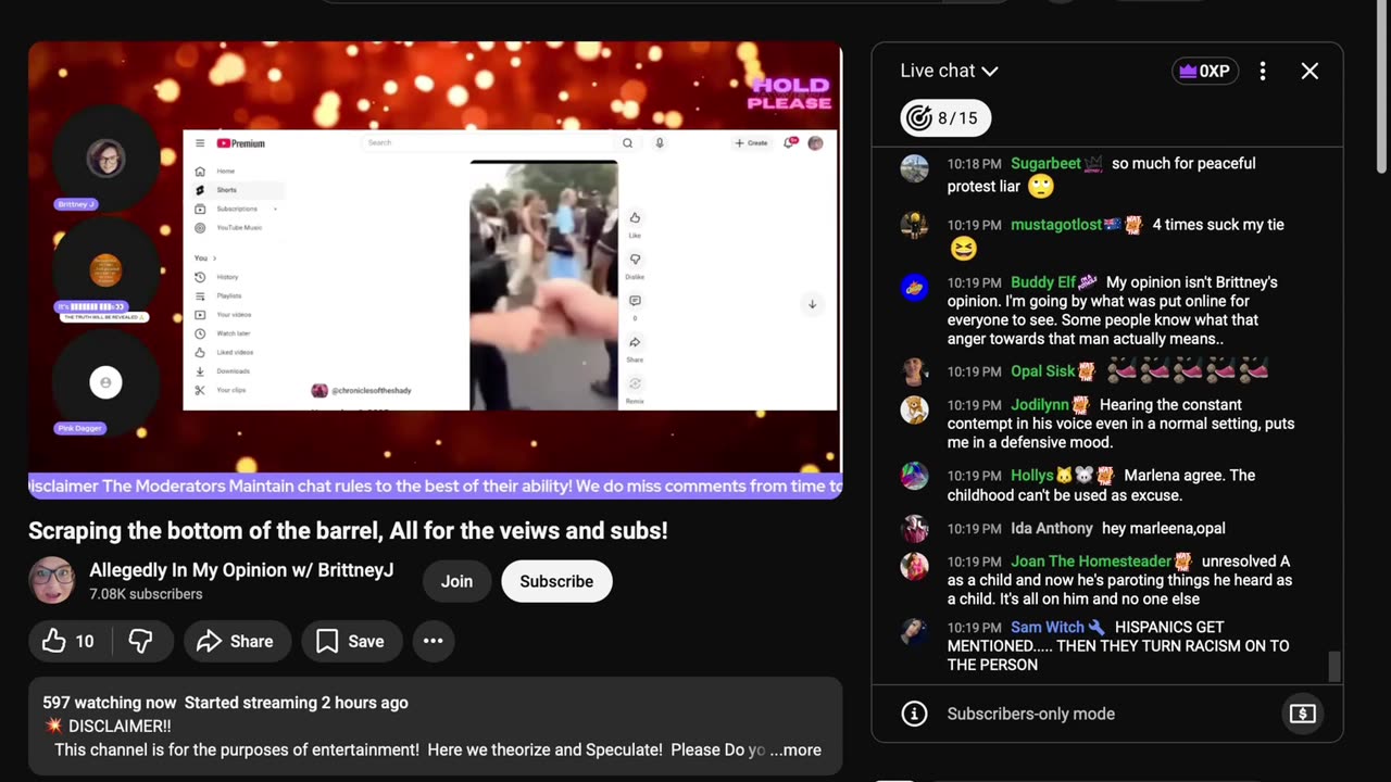 11-7 Scraping the bottom of the barrel, All for the veiws and subs!