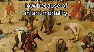 Incredible: Life expectancy during the Middle Ages. #history #art