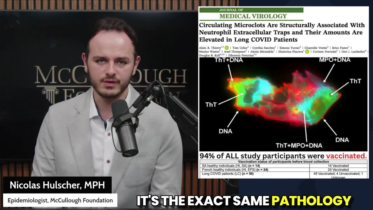 Amyloid microclots were found circulating in EVERYONE that received a COVID-19 "vaccine"
