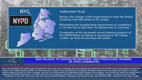 New Policies to Expand Recruitment and Strengthen Training of NYPD Candidates
