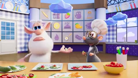 Booba - Food Puzzle_ Salad Garden - Episode 17 - Cartoon for kids