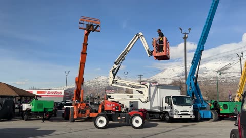 Aerial Boom Lift 2015 Snorkel 4x4 46' Platform Diesel Articulated with Jib Telescopic Manlift