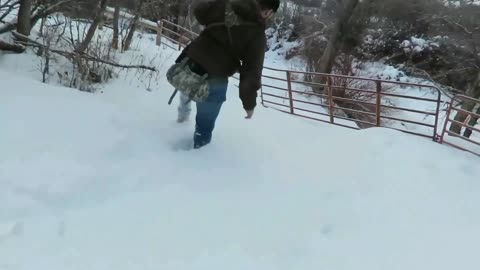 Sasquatch Ripping Across Ridge Lines and Steep Mountain Faces