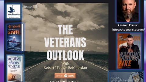 The Veterans Outlook Podcast Featuring Cobus Visser (∑141/Season II/Episode #50).