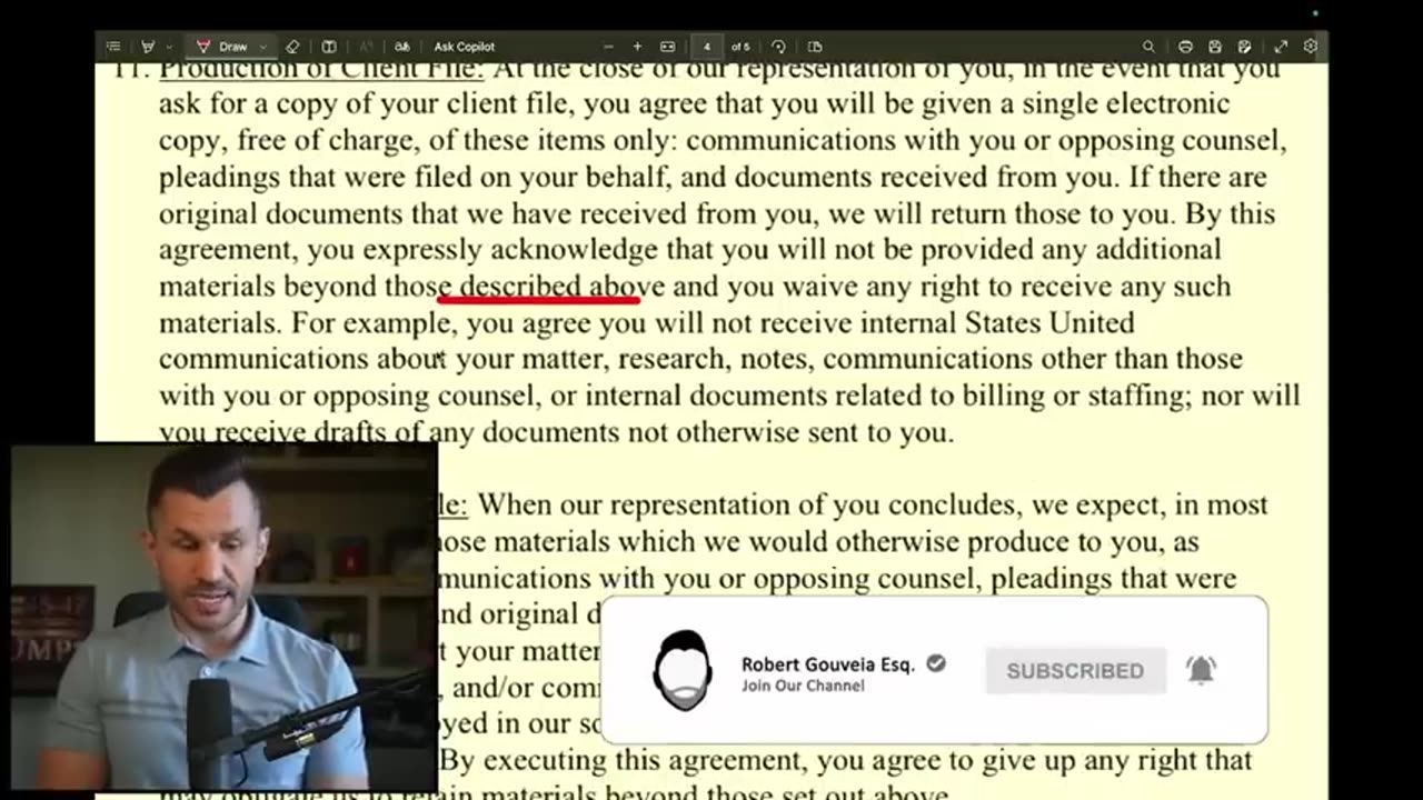 Robert Gouveia Esq.-State AG BUSTED Accepting FREE Democrat Lawfare Support