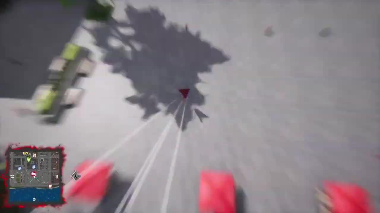 Messing around in the open world as superman