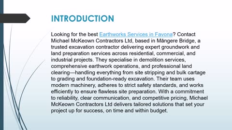 Best Earthworks Services in Favona